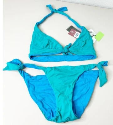 Traje de baño bikini reversible azul Just Add Water Moontide (talla inferior 8-top 12) nuevo con etiquetas Foto 1 de 4