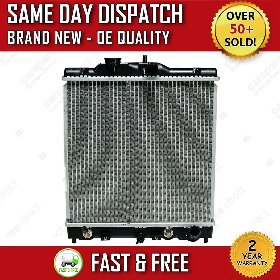 HONDA CIVIC MK5 MK6 RADIATOR CRX MK1 MK3 HR-V MANUAL / AUTOMATIC 1991-2001 - Image 1 of 1