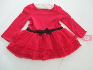 BABY Girls SIZE 12 Months Christmas Holiday Dress. Red NWT - Picture 1 of 5