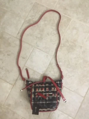 Bandolera Vera Bradley FENWICK Mini Hobo *Bloques Brillantes* con Bolsa para el Polvo, Nueva con Etiquetas Foto 1 de 4