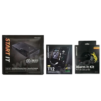 Compustar RFX-2WT12-SS T12 LTE + FT-CMX-HC Start IT CONT+ FT-ALARMIT-KIT Module - Image 1 of 4