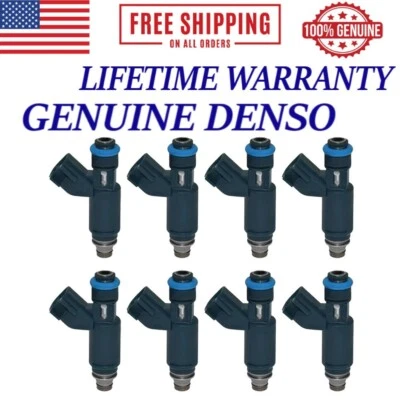 Inyectores de combustible OEM 8X DENSO para Jaguar 2003-2009 4,2 L #2W93-BA Foto 1 de 4