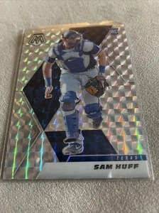 2021 Mosaic Sam Huff Silver Prism RC Texas Rangers - Picture 1 of 2