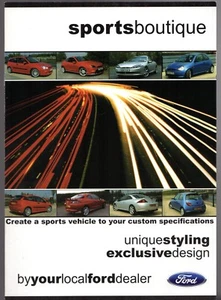 Ford Sports Boutique Body Styling Accessories 1999-2000 UK Market Sales Brochure - Picture 1 of 2