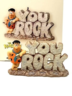 "Украшение Hallmark Keepsake - The Flintstones ""You Rock"" - 2007 Б/у" - Изображение 1 из 3