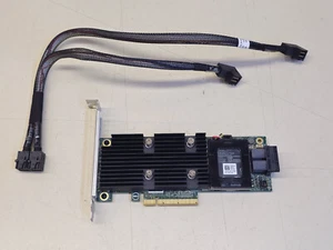 Dell PERC H730 SAS 12GB/s PCIe RAID Controller 1GB Cache + Cables TESTED - Picture 1 of 11