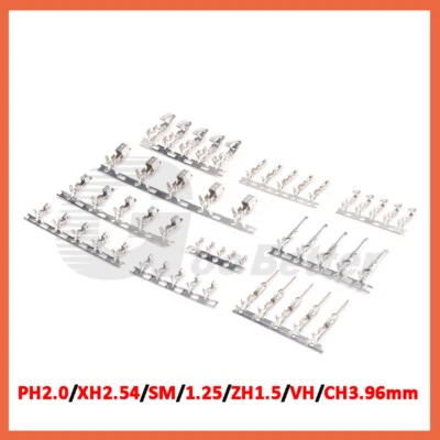 Male/Female Crimping Terminal Pin Crimp Connector PH2.0/XH2.54/SM/1.25/VH/CH3.96 - Image 1 of 4