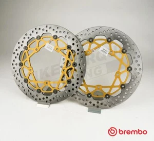 Brembo HPK 320mm Conv Supersport Front Brake Discs to fit Yamaha YZF-R1 2007-14 - Picture 1 of 4