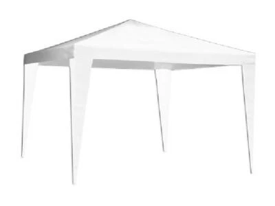 SALONE SRL GAZEBO OASIS IN ACCIAIO CON TELO IN POLIETILENE BIANCO MT.3X2