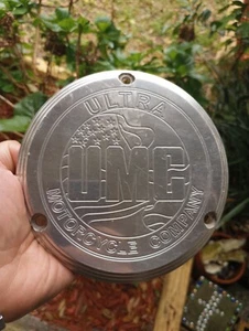 Ultra Motor Co. 3 hole Derby Cover for Harley Davidson or Ultra motor - Picture 1 of 9