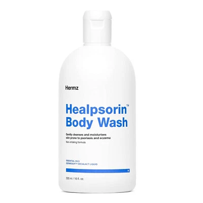 DERMZ LABORATORIES Dermz Hermz Healpsorin 500ml Hydrating Body Wash: Psoriasis and Sensitive Skin S