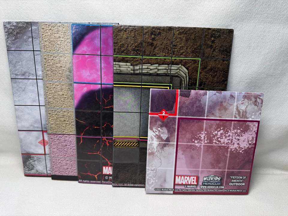 Wizkids Heroclix Marvel Map set of 5 (random pack,see decription)*FREE Shipping* - Image 1 of 1