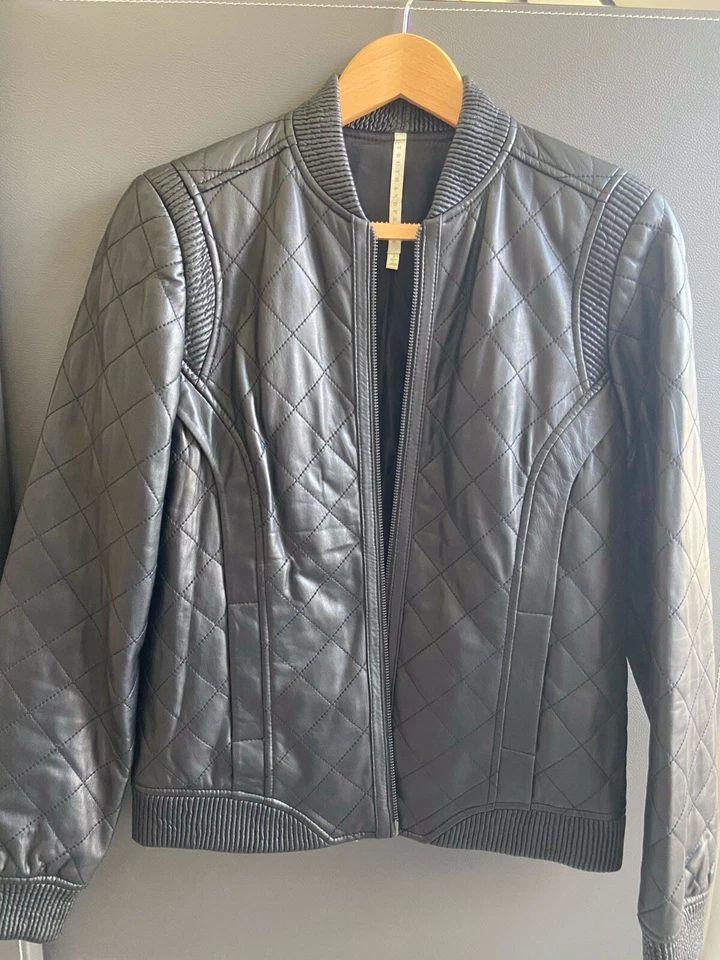 Truth And Pride Black Leather Jacket Size Small - Image 1 of 4