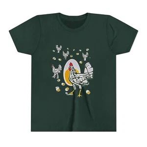Funny Chicken Roseanne TV Show T-Shirt for Kids - Picture 1 of 41