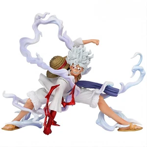 Figura anime One Piece Yonko Monkey D Luffy Nika Form Sun God sentadilla GK - Imagen 1 de 24