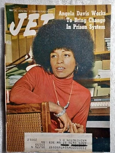 VINTAGE JET MAGAZINE 1974 MAY 10, BLACK PANTHER ANGELA DAVIS ON PRISON CHANGE - Picture 1 of 3