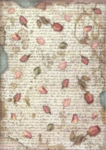 Rice Paper for Decoupage Sheet Stamperia A/4 - Passion petals - Picture 1 of 1