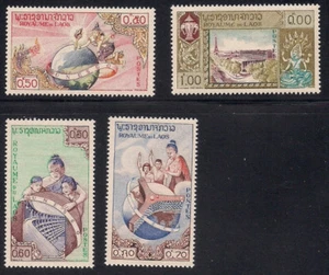 Laos 1958 Sc #48-51 MNH OG (1-310) - Picture 1 of 1