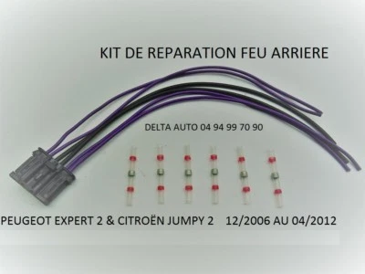 KIT DE RÉPARATION POUR PLATINE PORTE AMPOULES CITROËN JUMPY 2 NOTICE FOURNIE   - Photo 1/4