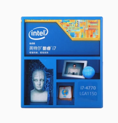 New Intel Core  i7-4770 SR149 i7 4770 CPU 3.4GHz LGA 1150 84W Processor - Image 1 of 2