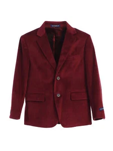 Toddler's Kid's Boy's Formal Very Soft Velvet Blazer Jacket 2 Flap Pocket BLV-82 - Picture 1 of 18