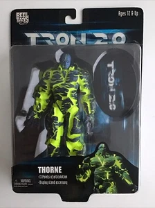 VINTAGE NECA REEL TOYS DISNEY TRON 2.0 THORNE YELLOW 2003 ACTION FIGURE SEALED - Picture 1 of 20