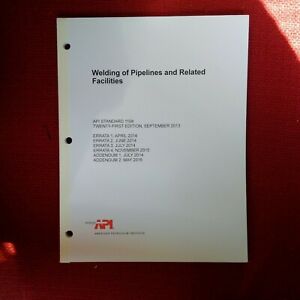 API 1104 21st Ed Welding of Pipelines and Related Facilities - Unmarked.