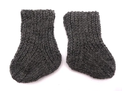 Zapatillas American Girl Addy Gris Tejido Camisón Muñeca Zapatillas Foto 1 de 3