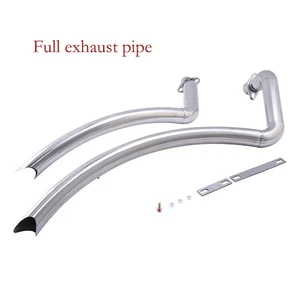 Full Motorcycle Exhaust Pipe For HONDA Shadow VLX 600 VT600C 1988-08 VT400 94-03 - Picture 1 of 6