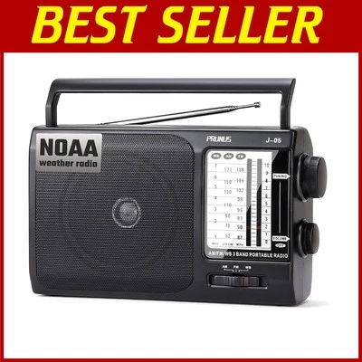 Best Reception NOAA Weather Radio with AM FM - Ideal for Home and Outdoor Safety - Image 1 of 4