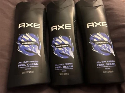 Lote 3 Hachas Hombres Phoenix Triturado Menta y Romero Aroma Limpio y Fresco Jabón Corporal 16 OZ Foto 1 de 2