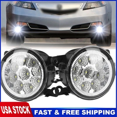 2 шт белых противотуманных фар на передний бампер подходят для Acura TL 2012 2013 2014 - Изображение 1 из 4