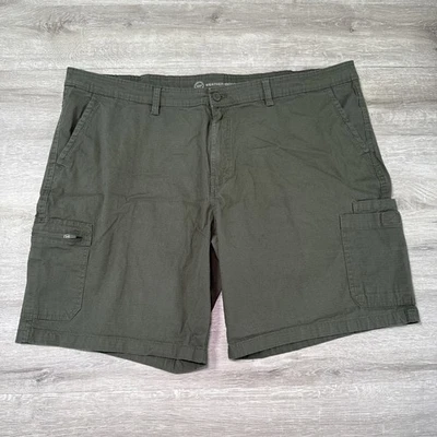 Pantalones Cortos Carga Impermeable Para Hombre Verde Elastizados Utilidad Bolsillo Talla 44 Algodón Foto 1 de 4