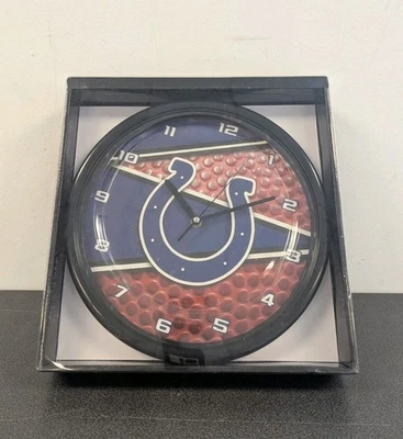 Relógio analógico redondo Indianapolis Colts - Novo - Relógio de parede   - Imagem 1 de 4