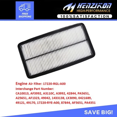 FILTRO DE AIRE MOTOR PARA HONDA ODYSSEY 2005-2010 2009-2015 PILOTO CA10013 ACURA MDX. Foto 1 de 4