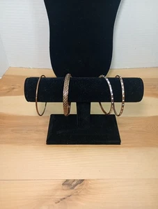 Braccialetti vintage in rame 2,5" lotto di 4  - Foto 1 di 12