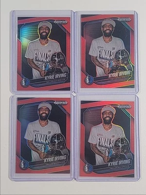 [4] KYRIE IRVING 2024-25 PRIZM NEGRO ROJO PRIZM MAVERICKS /299 Q4856 Foto 1 de 2