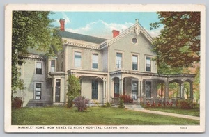 Postal Frontera Blanca McKinley Home Canton Ohio - Imagen 1 de 2