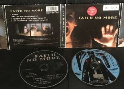 Faith No More  Evidence /Ricochet 2 CD Single Ltd Numbered Poster & Live Tracks Foto 1 de 4