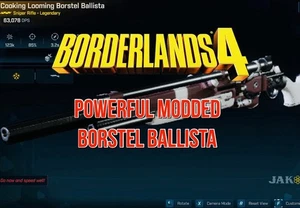 Borderlands 4 Modded Level 50 Weapon Borstel Ballista Sniper XBOX X/S PS5 PC - Picture 1 of 3