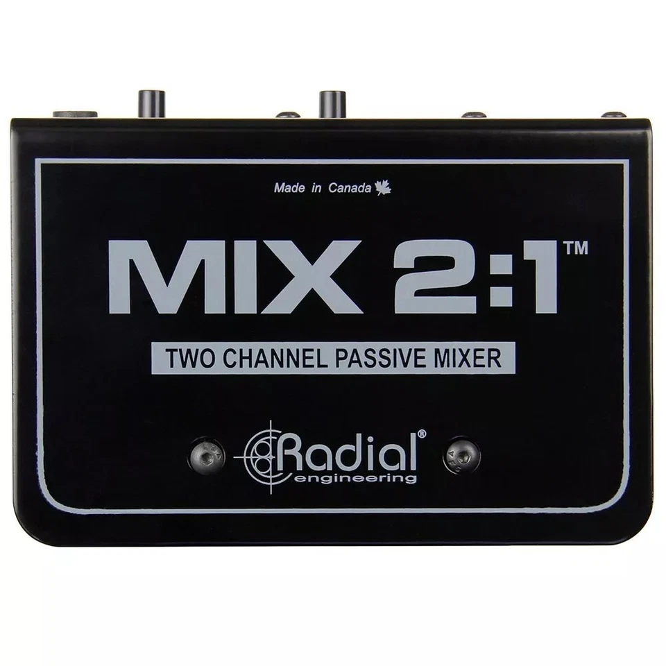 Radial Engineering Mix 2:1 Two Channel Summing Mixer/Audio Combiner Mix2:1 - Image 1 of 1