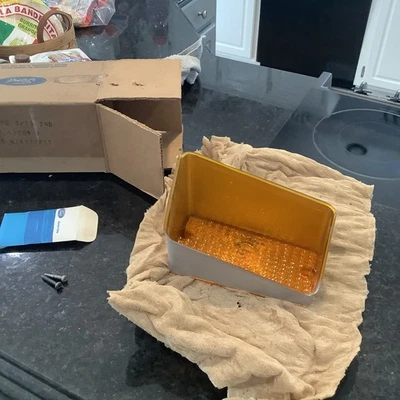 Lente de luz de estacionamento dianteira Ford Torino LH Nos 1971 D1OZ-13209-A - Imagem 1 de 4