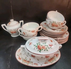 Vintage Tea Set For 5 Made In Japan. 18 Pieces.  Great Condition - Picture 1 of 7