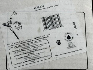 Delta Arvo Duscharmatur grob & Blende - verchromt 142840-i OPEN BOX - Bild 1 von 9