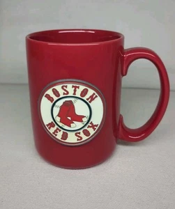 MLB Licencia Oficial BOSTON RED SOX Cerámica 15oz Negro Taza de Café Taza Logo - Imagen 1 de 2