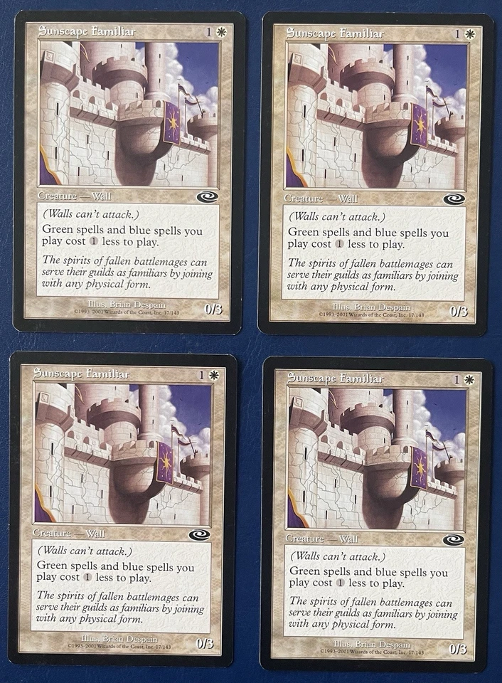 Sunscape Familiar x 4 (MTG - Planeshift - Magic The Gathering) - Image 1 of 2