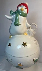 Lenox Merry Musicals Pinguin musikalische Schmuckschatulle Sankyo spielt Jingle Bells Video - Bild 1 von 11