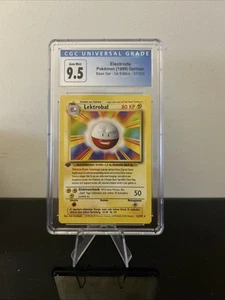 Lektrobal-Electrode 1999 Pokemon GERMAN 1st Edition Base Set 21/102 CGC 9.5 - Picture 1 of 2