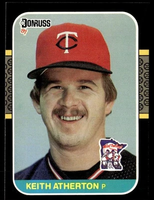 1987 Donruss Keith Atherton Minnesota Twins #272 - Image 1 of 2