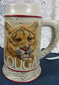 NUEVA Taza Ceramarte El Puma Piedra Tom O'Briens Animal Americano 2000 Brasil 3D - Imagen 1 de 7